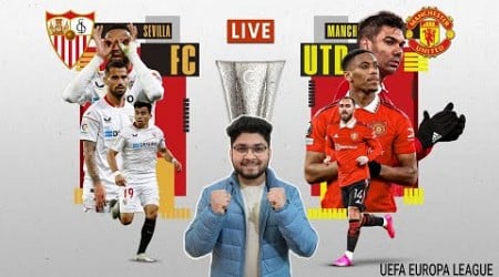 Sevilla vs Manchester United Live Reaction &amp; Watchalong | Europa League Quarter Finals @DivyanshCR7