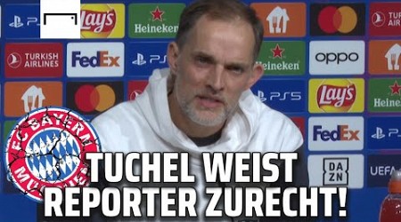 Klub im Absturz? Bei dieser Frage muss Tuchel ungläubig lachen | FC Bayern | Champions League