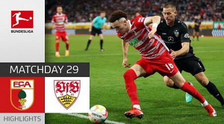 Augsburg Misses Liberation Blow | Augsburg - VfB Stuttgart | Highlights | MD 29 – Bundesliga 22/23