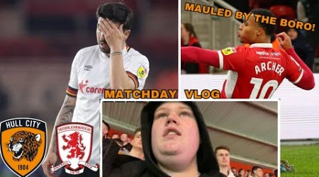 3 GOALS IN 5 MINUTES AS HULL TORN APART BY THE BORO! Hull City 1-3 Middlesbrough FC Matchday Vlog!