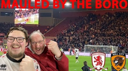 UNREAL SCENES AS BORO MAUL THE TIGERS!!! Middlesbrough vs Hull City matchday vlog