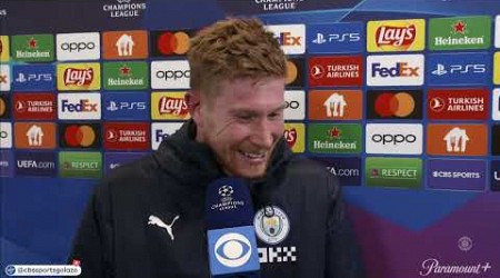 Kevin de Bruyne on a potential Man City treble and advancing to the UCL semifinals | UCL on CBS