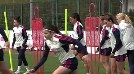 Arsenal to win the Champions League? Arsenal Women train ahead of Wolfsburg clash in UCL semi-finals