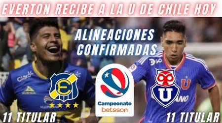 Everton recibe a Universidad de Chile esta tarde | ALINEACIONES CONFIRMADAS | LA PREVIA