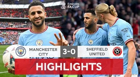 Mahrez HAT-TRICK Sends City Final Bound | Manchester City 3-0 Sheffield United Emirates FA Cup 22-23