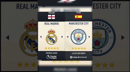 What If Manchester City and Real Madrid swapped Leagues?