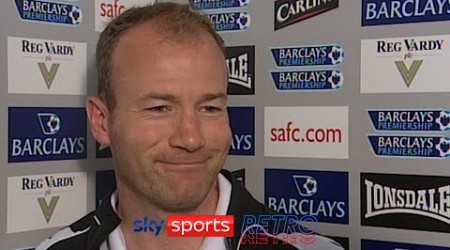 “It’s not a bad way to go out” - Alan Shearer after scoring against Sunderland in his final game