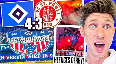 Pyro &amp; Raketen HSV vs. FC St. Pauli 4-3 Highlights &amp; Tore | 29 Spieltag 2.Bundesliga Stadion Vlog