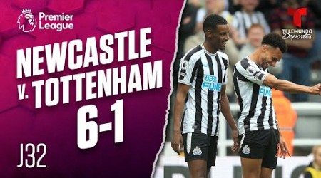 Highlights &amp; Goals | Newcastle v. Tottenham 6-1 | Premier League | Telemundo Deportes