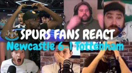 SPURS FANS REACT TO HAMMERING FROM NEWCASTLE | NEWCASTLE 6-1 TOTTENHAM | PART 1