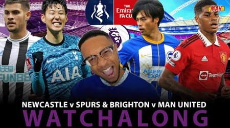 MAH LIVE: NEWCASTLE VS TOTTENHAM &amp; BRIGHTON VS MANCHESTER UNITED SACRIFICAL SUNDAY WATCHALONG!