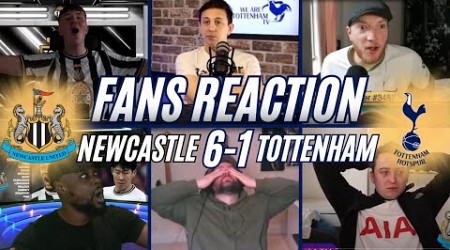 SPURS FANS REACTION TO 6-1 OBLITERATION BY NEWCASTLE | PREMIER LEAGUE