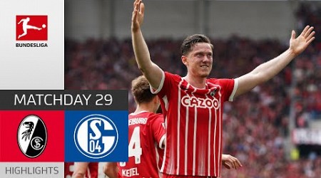 4-0! Freiburg Stay on the Road to UCL | SC Freiburg - Schalke 4-0 | Highlights | MD 29 – Bundesliga