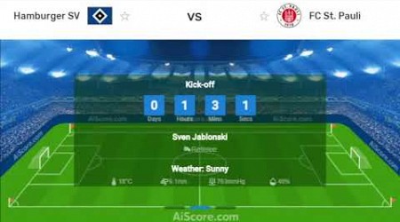 Hamburger Sv vs St. Pauli | 2.Bundesliga 2023 | Live Football Match Today