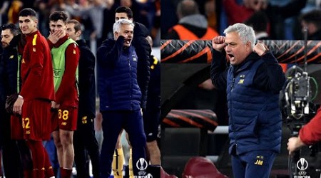 AS Roma and Jose Mourinho Amazing Celebrations their 4-1 win over Feyenoord in Europa League