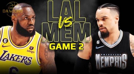 Los Angeles Lakers vs Memphis Grizzlies Game 2 Full Highlights | 2023 WCR1 | FreeDawkins