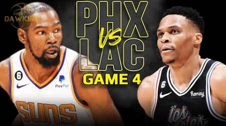 Phoenix Suns vs Los Angeles Clippers Game 4 Full Highlights | 2023 WCR1 | FreeDawkins