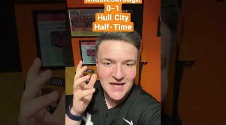 Middlesbrough VS Hull City Half-Time Analysis #shorts #football #halftime #footballanalysis #MIDHUL