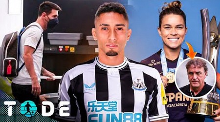 NEWCASTLE quer RAPHINHA l MESSI já começou a MUDANÇA PRA BARCELONA? l CUCA FORA DO TIMÃO?