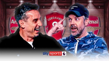 Ted Lasso&#39;s Arsenal team talk vs Man City! | Gary Neville Meets Jason Sudeikis