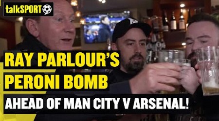 Ray Parlour Grabs Arsenal Fans Predictions Ahead of #MCIARS... With a Peroni Bomb! 