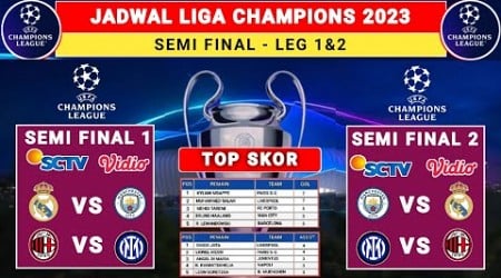 Jadwal Semi Final Liga Champions 2023 - Real Madrid vs Man City - Liga Champions 2022/23