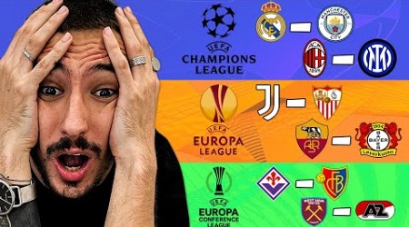 HO SIMULATO SEMIFINALI E FINALI DELLE COPPE EUROPEE!!