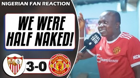 SEVILLA 3-0 MANCHESTER UNITED ( Henry -NIGERIAN FAN REACTION) - Europa League 22-23 HIGHLIGHTS