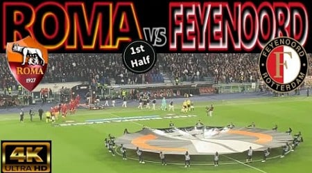 [4K] ROMA 4-1 FEYENOORD [1st.HALF]｜UEFA EUROPA LEAGUE 2022-23 QUARTER FINAL 2nd.LEG｜20/04/2023