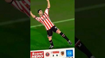 SHEFFIELD UNITED VS HULL CITY in Score! HERO #gameseru #lucu #asik