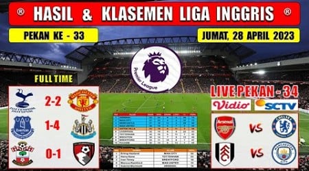 Hasil Liga Inggris Tadi Malam ~ TOTTENHAM vs MAN UNITED ~ EVERTON vs NEWCASTLE ~ EPL 2023 Pekan 33