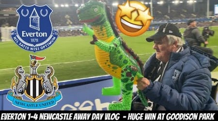 Everton 1-4 Newcastle - CHAOS in the away end as WE DESTROY ANOTHER TEAM !!!!!!