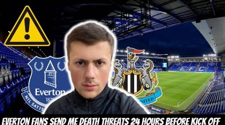 Everton VS Newcastle travel vlog - I HAVE BEEN WARNED BEFORE THE GAME ⚠️