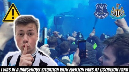 I WENT UNDERCOVER with the Everton fans after being WARNED BEFORE THE GAME ⚠️!!!!!