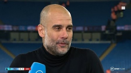 &quot;Game by game and we will see what happens.&quot; Guardiola remaining coy about Man City&#39;s title chances