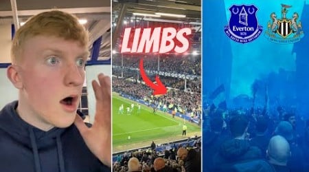 NEWCASTLE FANS go MENTAL as they DEMOLISH Everton!