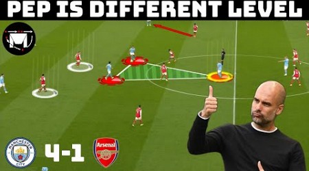 How Pep Guardiola Destroyed Arsenal | Tactical Analysis Manchester City 4-1 Arsenal |