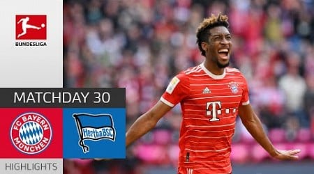 Bayern Back On Top! | Bayern München - Hertha BSC 2-0 | Highlights | Matchday 30 – Bundesliga 22/23