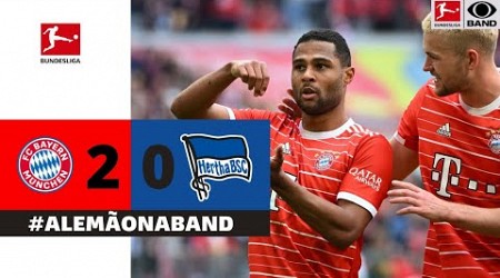 BAYERN 2X0 HERTHA BERLIN | MELHORES MOMENTOS BUNDESLIGA | #AlemãoNaBand