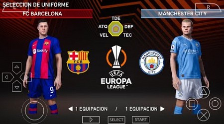 eFootball 2023 PPSSP UEFA EUROPA LEAGUE, NUEVAS NOVEDADES, CAMARA PS5 Y NARRADOR ESPAÑOL