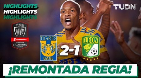 HIGHLIGHTS | Tigres 2-1 León | CONCACHAMPIONS 2023 - Semis | TUDN