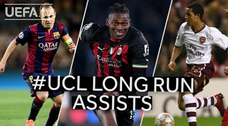 INIESTA, LEÃO, WALCOTT | #UCL Long Run Solo ASSISTS!