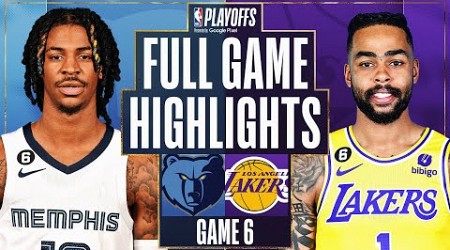 #2 GRIZZLIES at #7 LAKERS | FULL GAME 6 HIGHLIGHTS | April 28, 2023