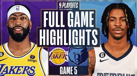 #7 LAKERS at #2 GRIZZLIES | FULL GAME 5 HIGHLIGHTS | April 26, 2023