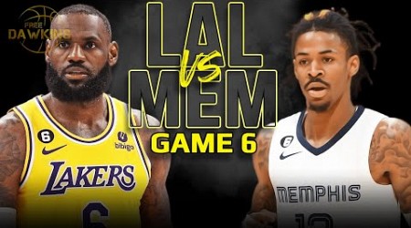 Los Angeles Lakers vs Memphis Grizzlies Game 6 Full Highlights | 2023 WCR1 | FreeDawkins