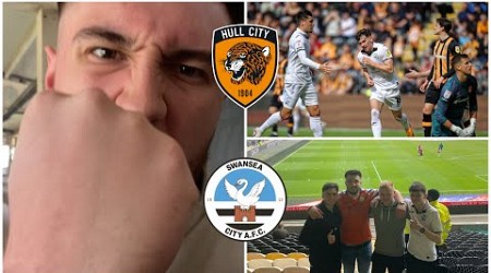 SWANS PLAY OFF HOPES OFFICIALLY OVER!|HULL 1-1 SWANSEA|MATCHDAY VLOG #47