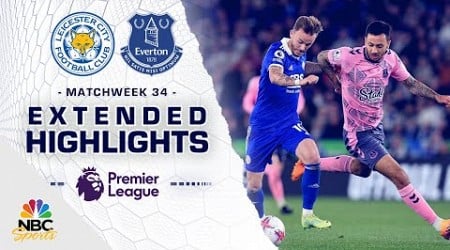 Leicester City v. Everton | PREMIER LEAGUE HIGHLIGHTS | 5/1/2023 | NBC Sports