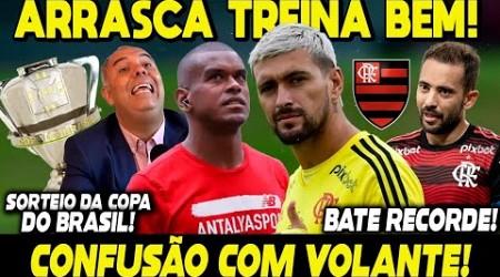 CONFUSÃO NA CONTRATAÇÃO DE VOLANTE! ARRASCAETA TREINANDO BEM! NOVIDADES NO FLA! EVERTON BATE RECORDE