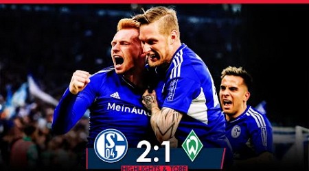 FC Schalke 04 - Werder Bremen 2:1 | Tore &amp; Highlights | Stadion Reaktion