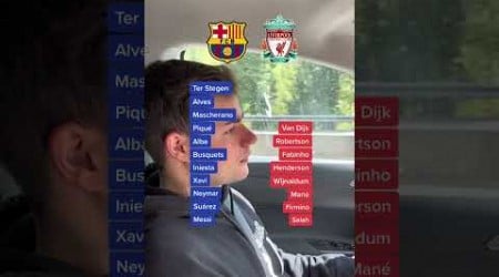 BARÇA 2015 VS LIVERPOOL 2019 #fcbarcelona #liverpoolfc #messi #neymar #salah #championsleague #fyp